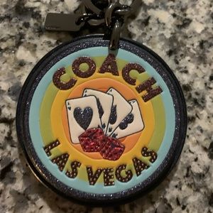 Coach Las Vegas keychain. NWT